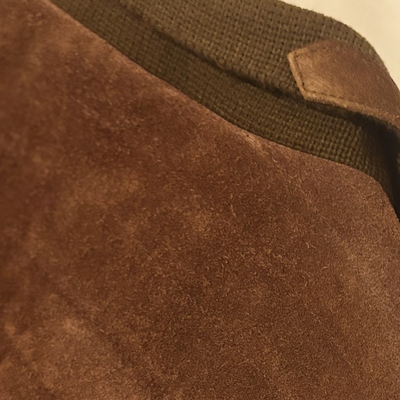 The Men's Store vintage genuine leather sweater coat jacket brown Large … - Picture 8 of 8